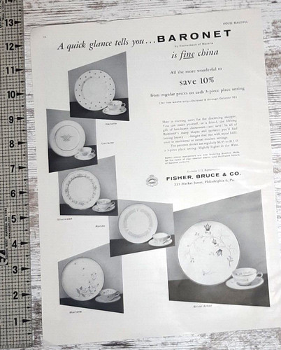 1955 baronet vintage print - baronet,