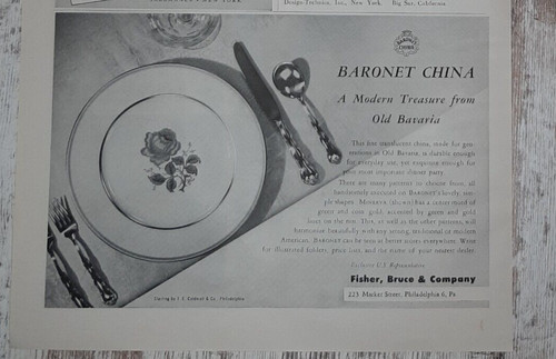 1952 baronet china vintage - baronet,
